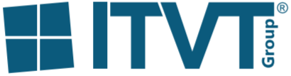 ITVT Group logo featuring a stylized four-pane window icon on the left and the text ‘ITVT Group’ in teal blue on the right.